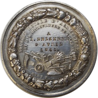 Leopold I silver 1855 eskiz2