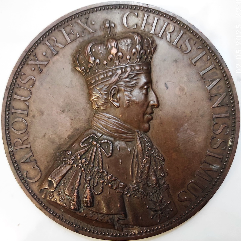 Charles X coron 1825 1
