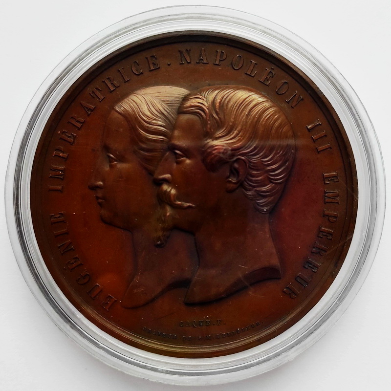 Napoleon III Palas Industr cuivre 1855 1
