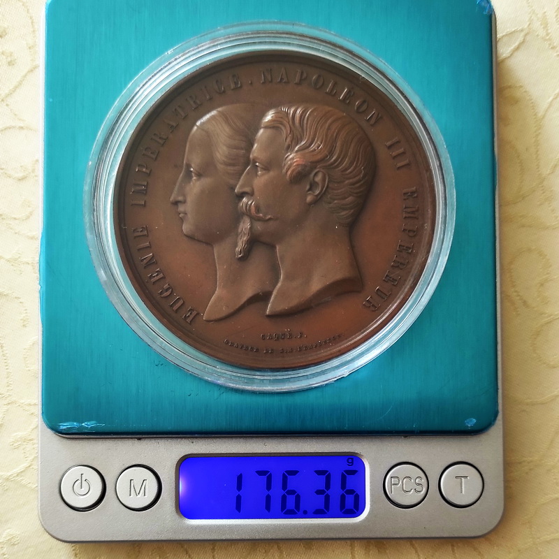 Napoleon III Palas Industr cuivre 1855 3