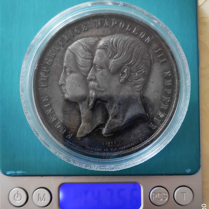 Napoleon III Palais Industr zinc 1855 3