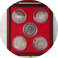 Napoleon III set box silver coins eskiz2