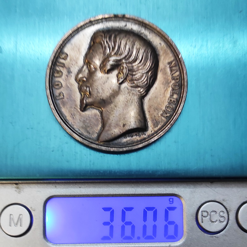 Napoleon III silver 1858 3