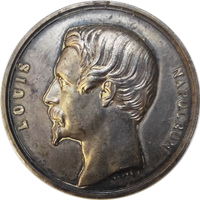 Napoleon III silver 1858 eskiz1