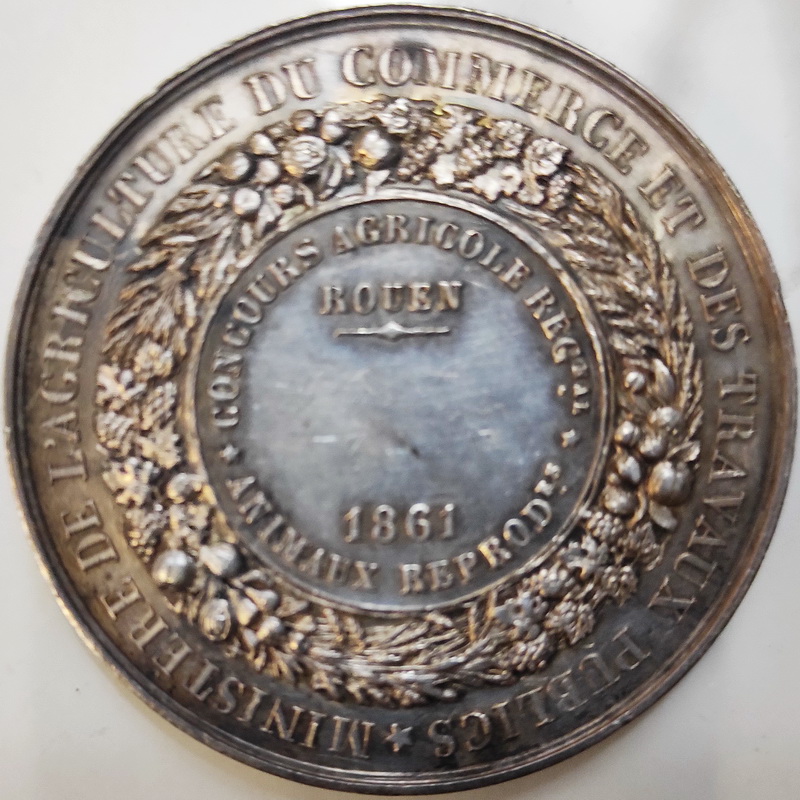 Napoleon III silver Rouen 1861 2