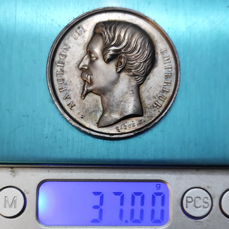 Napoleon III silver Rouen 1861 3