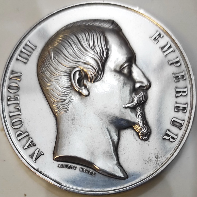 Napoleon III silver expo 1855 1