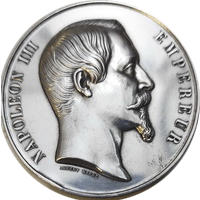 Napoleon III silver expo 1855 eskiz1