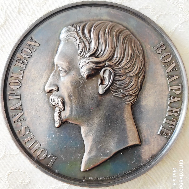Napoleon III Central argent 1