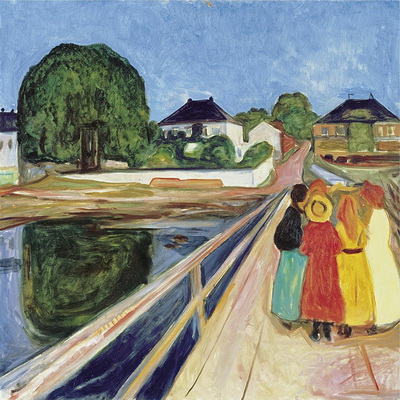 Edvard Munch Pikene p broen 1902