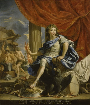 Louis XIV en Jupiter vainqueur de la Fronde