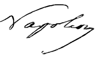 1024px Autograph of Louis Bonaparte the third