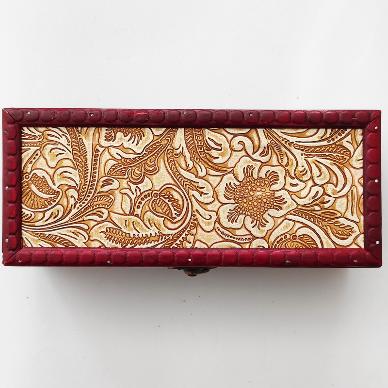 medium wooden box 22x10x6 1