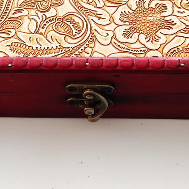 medium wooden box 22x10x6 4